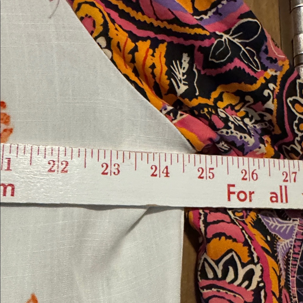 Patchwork peasant Boho button down blouse Womens … - image 12